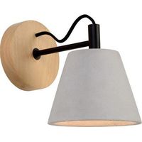 Lucide Possio aplique de pared gris hormigón 15 cm