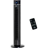 Ventilateur colonne 60W 3 vitesses 3 modes minuterie 8h ABS noir Ø 32 x 106,8 cm