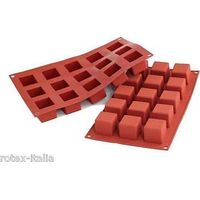 Stampo multiporzioni silicone 15 cubo Silikomart sf 105