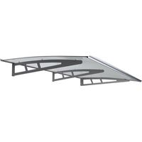 Pensilina Vetro Policarb. Maurer 95X190Cm X Porta/Finestra