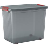 KIS 237491 Aufbewahrungsbox K Latch stapelbar (B x H x T) 590 x 450 x 390 mm Rauchgrau, Transluzent