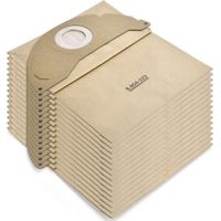 15 bolsas de aspiradora para Karcher WD2 MV2 6.904-322.0 WD 2.200 WD2250 A2004 A2054 A2099 Bolsas de filtro de papel de repuesto para aspiradora en seco y húmedo, bolsa para accesorios premium Karcher