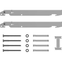 Kermi Schnellmontagekonsolen-Set Typ 11-33 Bauhöhe 300mm Wandabstand 30mm, Weiß