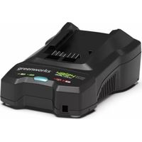Cargador rápido de doble tensión DVT 24V y 48V GREENWORKS - G4824C4