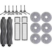 Lot de 18 pièces pour brosse latérale principale Dreame Bot L10 Prime, filtre HEPA et chiffon de nettoyage