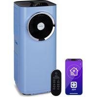 Rafraîchisseur d'air KLARSTEIN Climatiseur Mobile Silencieux 12K BTU Bleu Pastel