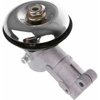 Garden FutureKZQ – Tête de débroussailleuse 26 mm – 9 dents rondes – Alliage aluminium et acier – Compatible tondeuse et tronçonneuse