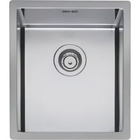 Apell SZ38FSFR Lavello da Incasso 1 Vasca Sottopiano Filotop Sopratop 38x44 cm Acciaio Inox Spazzolato colore Acciaio