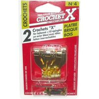 Crochet-x X Terf3 n°3 ganci dorati confezione da 5
