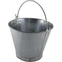 CUBO CHAPA GALVANIZADO ASA LISA 30 CM 10 L
