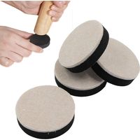 5cm Furniture Risers, Round Bed Leg Risers, for Stacking, Increased Height, Quiet and Wear-Resistant (Diameter 5cm, Height 1.5cm)