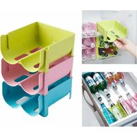royaluxe - Porte Bouteille Frigo,Empilable Support Casier à Bouteille pour Ranger de Vin ou D’eau