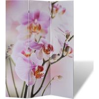 vidaXL Cloison de séparation pliable 120 x 170 cm Fleur