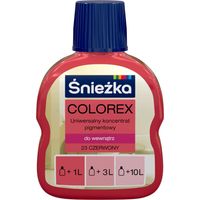 Śnieżka Colorex Farbpigment für Farben Rot matt 100 ml