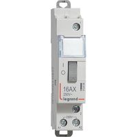 Legrand – Télérupteur 1F 250V – Courant 16A – Pose rail DIN – Raccordement par bornes à vis – Pour circuits d'éclairage