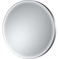 Hudson Reed Mensa Chrome Inset Framed LED Touch Sensor Bathroom Mirror 800mm H x 800mm W