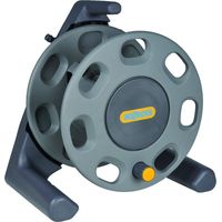 Hozelock 30m Compact Floor Standing Hose Reel 2410 Manual Rewind