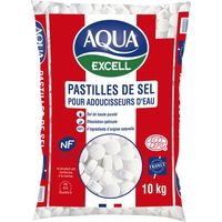 Sel Adoucisseur Aqua Excell 10kg Sel Raffiné Pour Adoucisseurs D'eau - Sitram