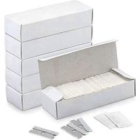 600 lames de rasoir à simple tranchant, lames de rasoir industrielles, lames de rechange pour cutter, lames de rasoir pour grattoir à verre