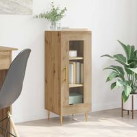 vidaXL Sideboard Artisan Oak 34.5 x 34 x 90 cm Engineered Wood
