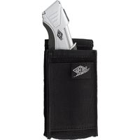 Wedo 07880199 Fodero per Coltello Multiuso, Custodia da Cintura in Robusto Poliestere, Nero