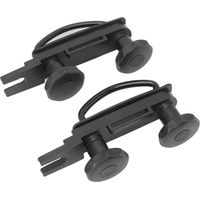 Universal Roof Rack Mounting Kit, Stainless Steel Plastic Components, Easy Installation, Durable Design, Fits Most Car Models