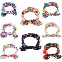 8 X bandeau bebe fille Elastic Hoops cheveux Bowknot Bandeaux