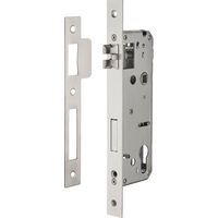 Serrure électrique encastrable pour porte d'intérieur – Entr'axe 85mm – Axe 45mm – Pêne inoxydable – Demi-tour réversible – Intelock