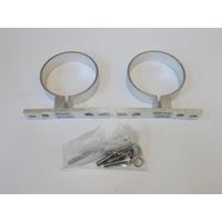 Kit de montage alu en saillie pour luminaires tubulaire Ø 70mm Aurora