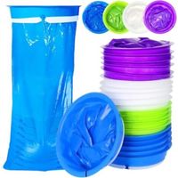 20 Pièces Sac Vomissement Voiture 1000ml, Sac a Vomi Haute Densité avec Bouton-Pression, Sac de Collection Vomi pour Voiture et Voyage pour Femmes Enceintes Urgences Malades Enfant Adulte