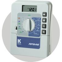 Programmatore di Irrigazione RPS46 4 Zone Interno K-Rain Irrigazione Automatica per Giardino Timer di Irrigazione Elettrico