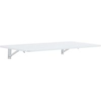 TABLE murale pliable MDF Blanc 114.00 x 56.00 x 18.50 cm