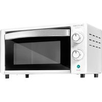 Cecotec – Mini four grill 10L 1000W – Minuteur 60 minutes – Température réglable jusqu'à 230ºC – Résistances en quartz pour cuisson rapide