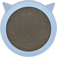 Arbre à chat, griffoir en carton ondulé, tapis de ponçage en carton résistant pour chats dodus, grand griffoir pour lit/salon, recyclé pour protéger les meubles, gamelle à griffer