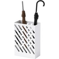Schirmständer Regenschirmständer mit 4 Haken und Wasserauffangschale Regenschirmhalter für Gehstöcke & Regenschirme Stahl 28 x 14 x 41 cm Weiß
On-Site