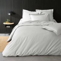 Housse de couette Percale Unie – Parure de Lit Luxe et Confort - 260x240cm - Blanc