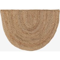 Felpudo Semicircular en Yute 60x40 cm Fondreset SKLUM