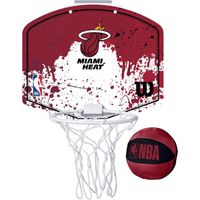 SET MINICANASTA WILSON NBA TEAM MINI HOOP HEAT