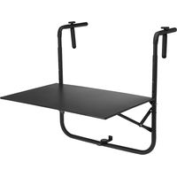 Klappbarer Balkon-Tisch Farbe: Dunkelgrau 60x43cm