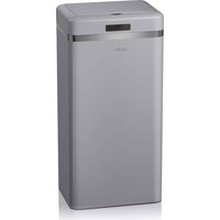SWAN SWKA4500GRNEU Retro Poubelle à Ouverture Automatique avec Capteur, Métal, 45 Litres, Vintage Gris