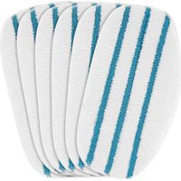 Set di 6 panni di ricambio per scopa a vapore compatibili con PurSteam ThermaPro 10 in 1, realizzati in microfibra