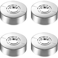 CCYKXAA 4pcs Shower Escutcheons, 3 Sizes in 1 Cover Escutcheon for Ø20mm/25mm/33mm, Split Cover Escutcheon for Shower Accessories and Faucet Decoration