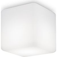 Plafoniera Moderna Luna Alluminio Bianco 1 Luce G9 3W 3000K Luce Calda