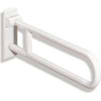HEWI Stützklappgriff Serie 801 L 850mm, Stahlkern reinweiß
