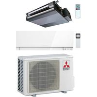 Klimaanlage Mitsubishi Ductable Air Conditioner plus Kirigamine Zen R32 SEZ-M DA Dual Split Inverter 12000 + 18000 BTU mit U.E. MXZ-4F72VF Klasse A++/A+