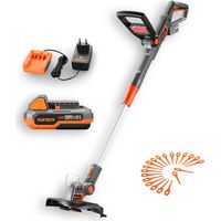 Decespugliatore tagliabordi a batteria 20V FX-E1RT20 FUXTEC SET con Batteria