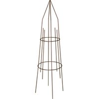 Tipis Rond Fer Vieilli Support Plantes Grimpantes - Louis Moulin