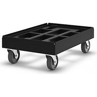 Rodador de transporte negro a partir de material reciclado