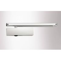GEZE Türschließer TS 3000 V Set mit Gleitschiene, Aluminium, weiß