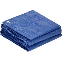 Abdeckplane 4x4m 60g/m2 dicke blaue Schutzplane